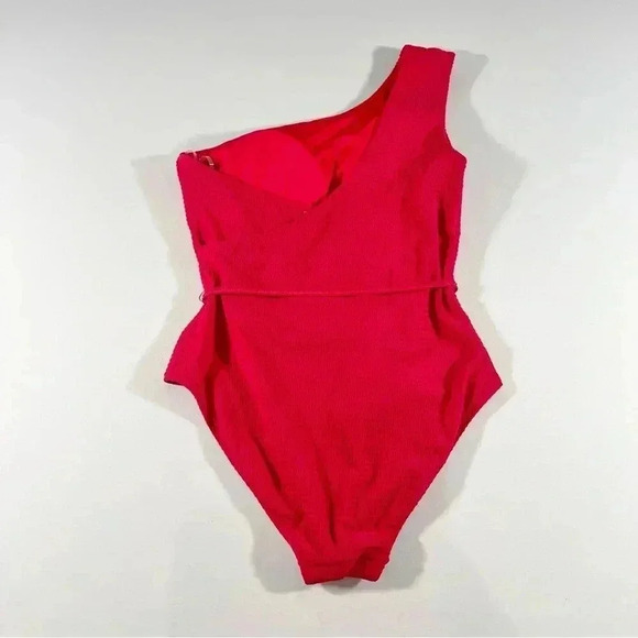 NWT Sea Level Swim Red One Shoulder One Piece - Picture 2 of 10